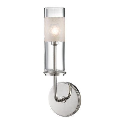 Hudson Valley Wentworth Wall Sconce Polished Nickel