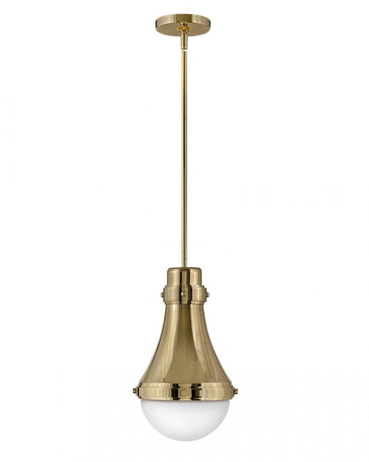 Hinkley Oliver Down Mini Pendant Bright Brass