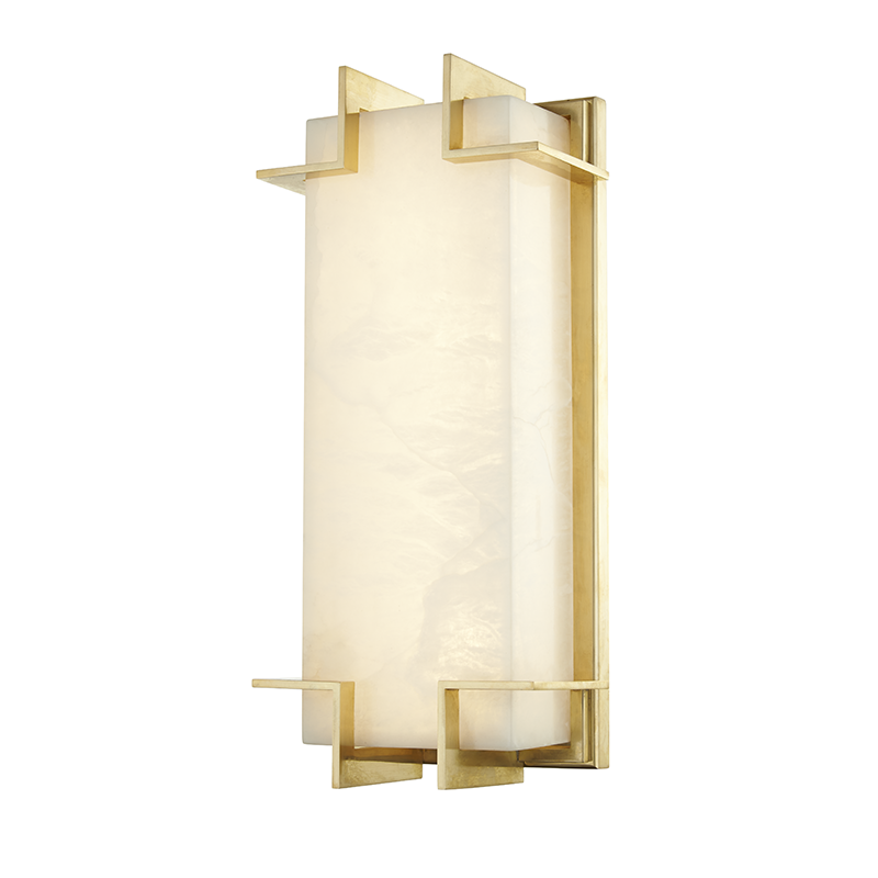 Hudson Valley Delmar Wall Sconce Antique Brass