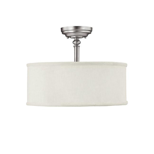 Capital Loft Semi-Flush Mount Matte Nickel