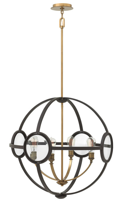 Hinkley Fulham Chandelier Heritage Brass, Buckeye Bronze