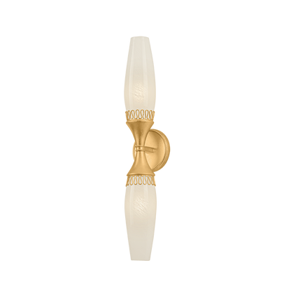 Hudson Valley Pennebrook 2-Light Wall Sconce Vintage Gold Leaf