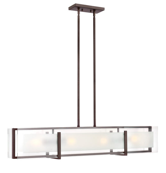 Hinkley Latitude Linear Chandelier Oil-Rubbed Bronze