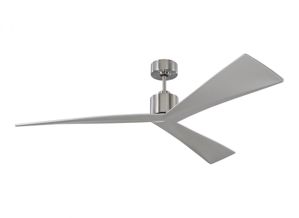 Visual Comfort Fan Adler 60-in Ceiling Fan Brushed Steel