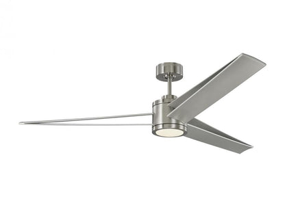 Visual Comfort Fan Armstrong 60-in LED Ceiling Fan Brushed Steel