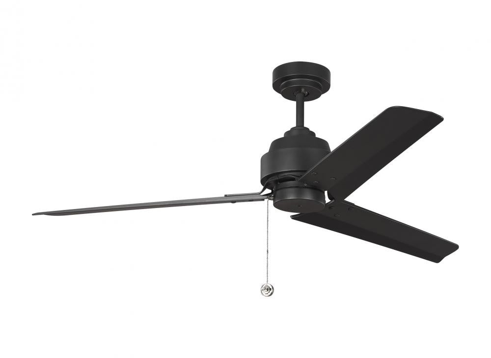 Visual Comfort Fan Arcade 54-in Ceiling Fan Midnight Black