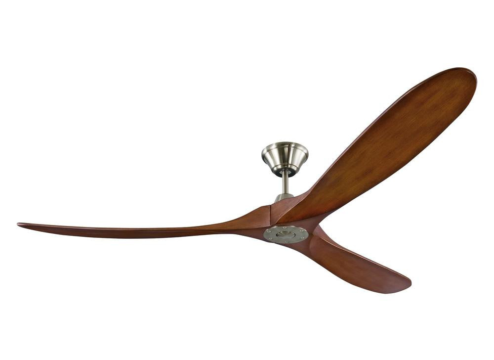 Visual Comfort Fan Maverick 70-in Ceiling Fan Brushed Steel