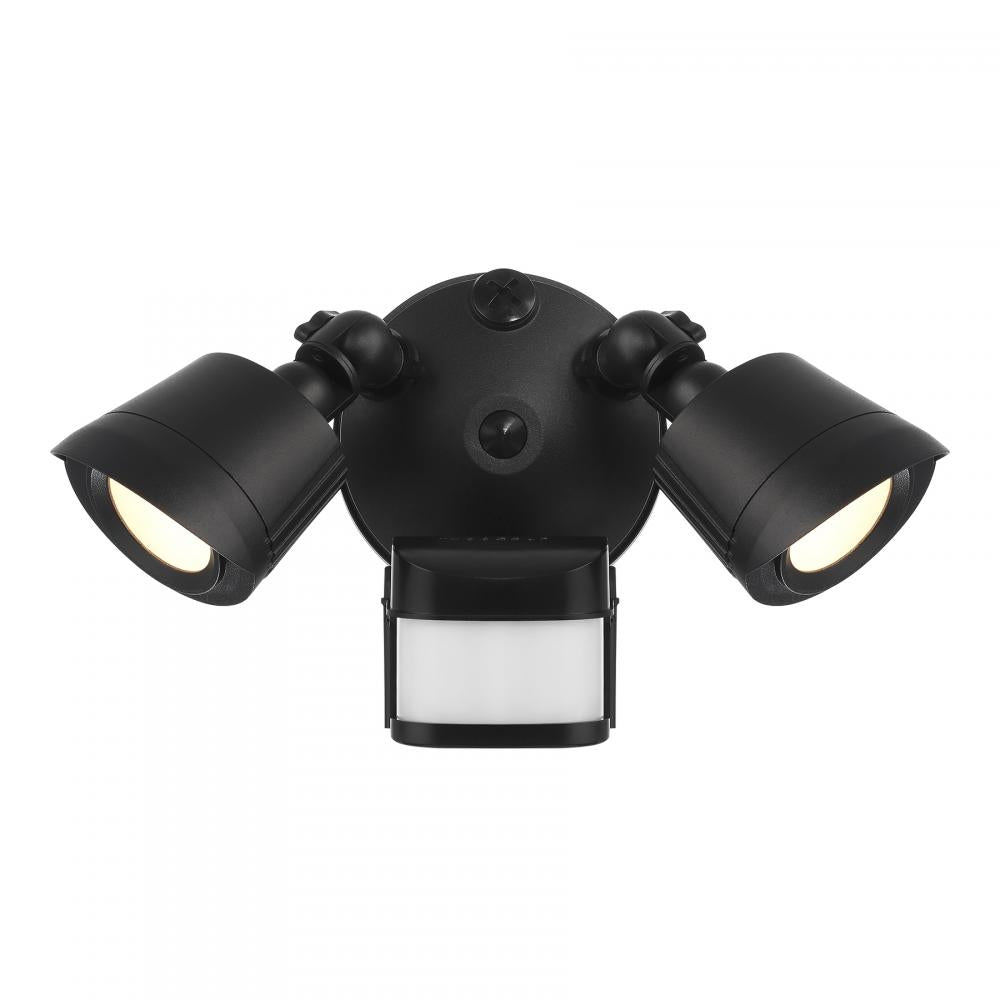 Savoy House LED Motion Sensored Double Flood Light - Black