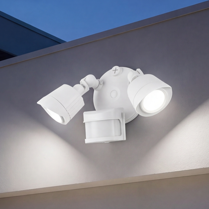 LED Motion Sensored Double Flood Light