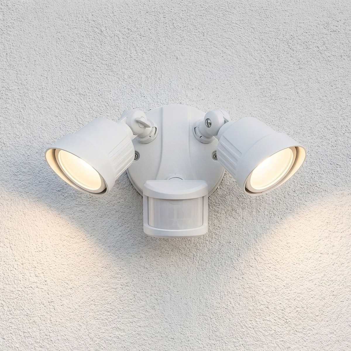 LED Motion Sensored Double Flood Light