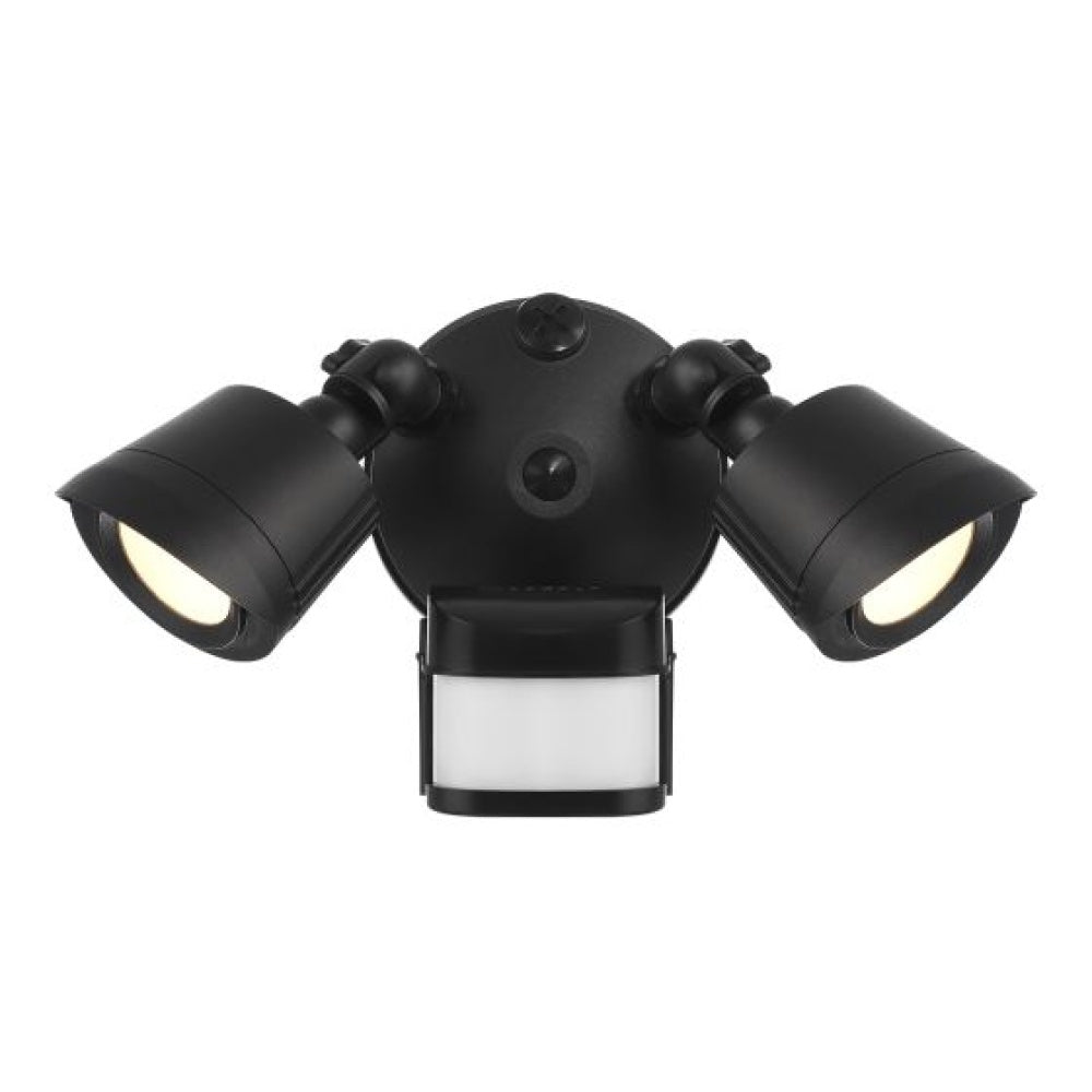 Savoy House LED 3CCT Motion Sensored Double Flood Light - Matte Black