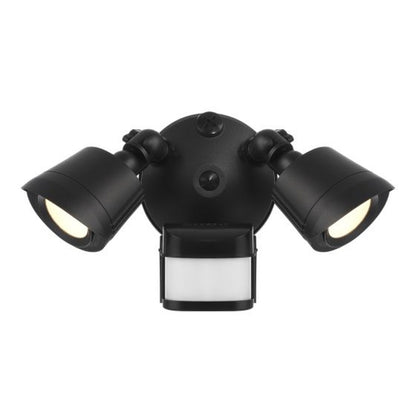 Savoy House LED 3CCT Motion Sensored Double Flood Light - Matte Black