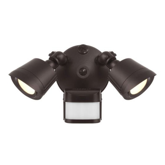 Savoy House LED 3CCT Motion Sensored Double Flood Light - Bronze