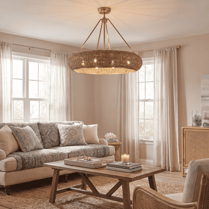 Gaia 6-Light Fan D'Lier