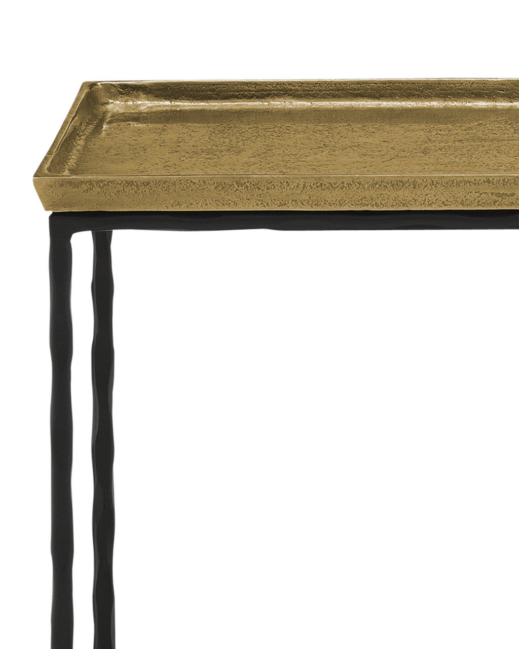 Boyles Brass Side Table, Currey and Company 4000-0060