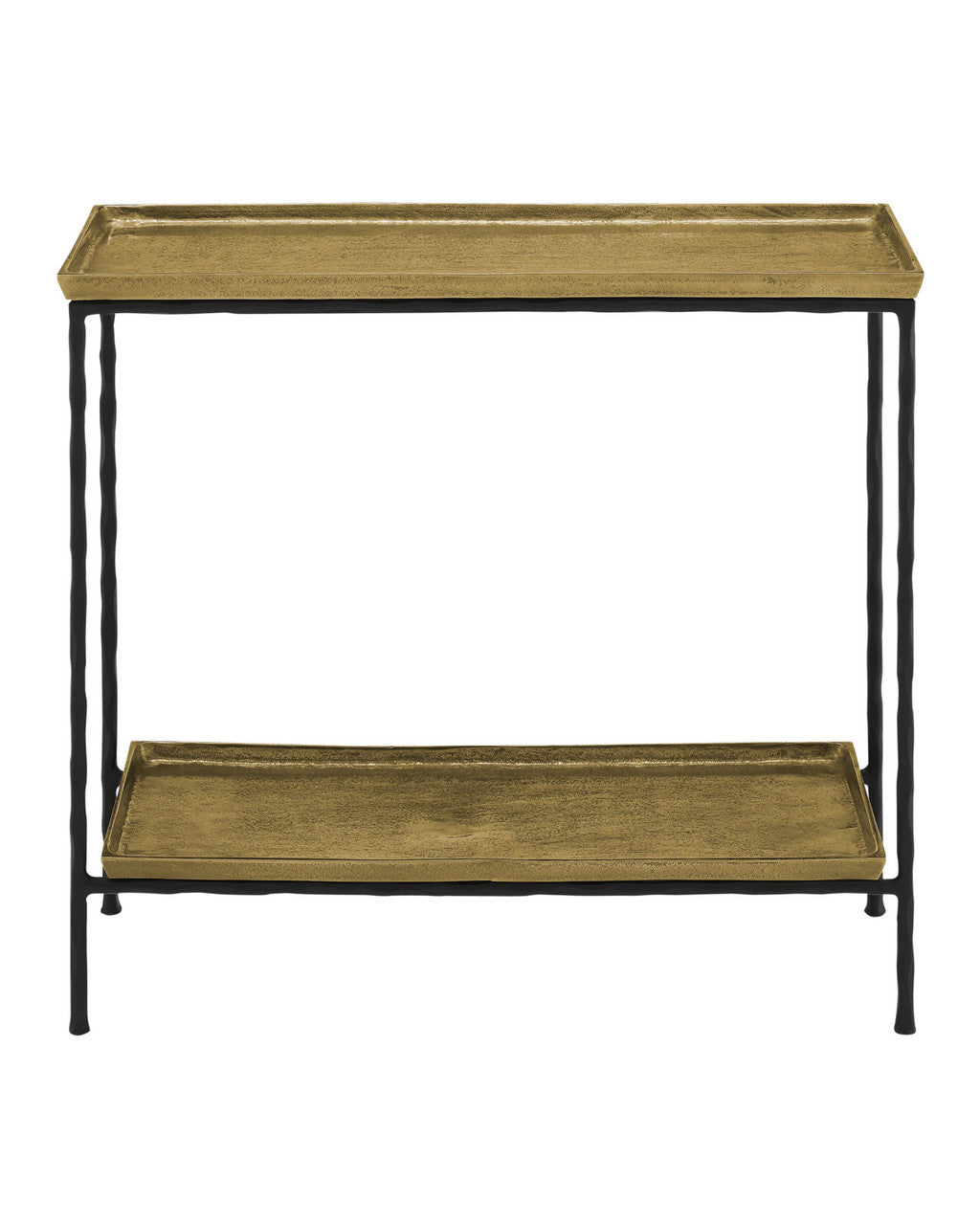 Boyles Brass Side Table, Currey and Company 4000-0060