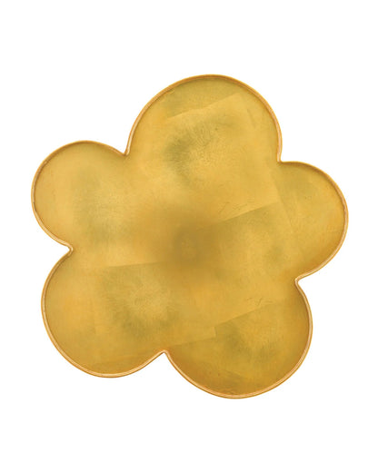 Fleur Large Gold Accent Table, Currey and Company 4000-0068