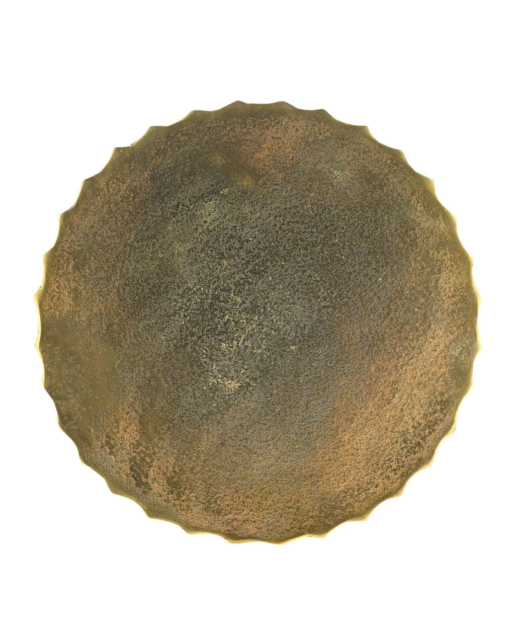 Rasi Antique Brass Accent Table, Currey and Company 4000-0075