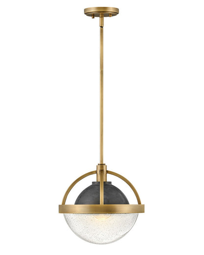 Hinkley Watson Down Pendant Brass, Steel, Heritage Brass