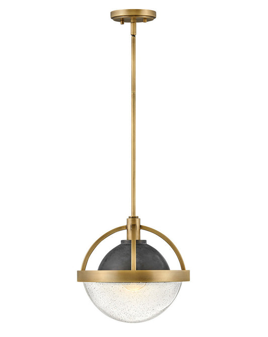 Hinkley Watson Down Pendant Brass, Steel, Heritage Brass