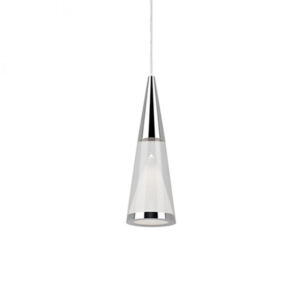 Kuzco Lighting Inc Malabar 3-in LED Pendant Chrome