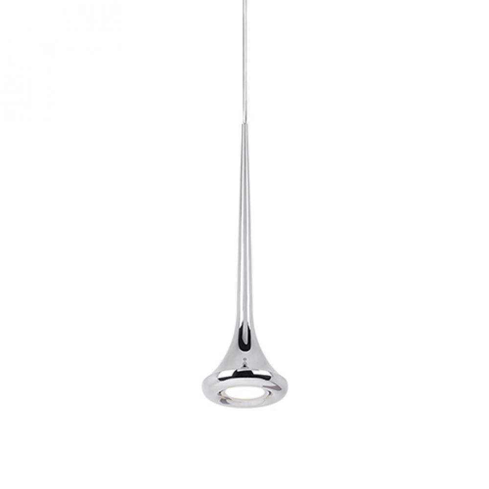 Kuzco Lighting Inc Bach 5-in LED Pendant Chrome