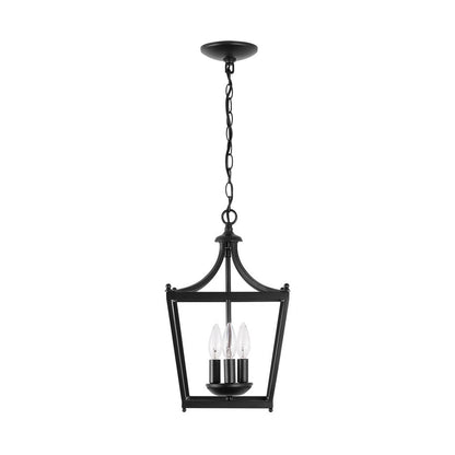 Stanton 3-Light Foyer Pendant - Matte Black