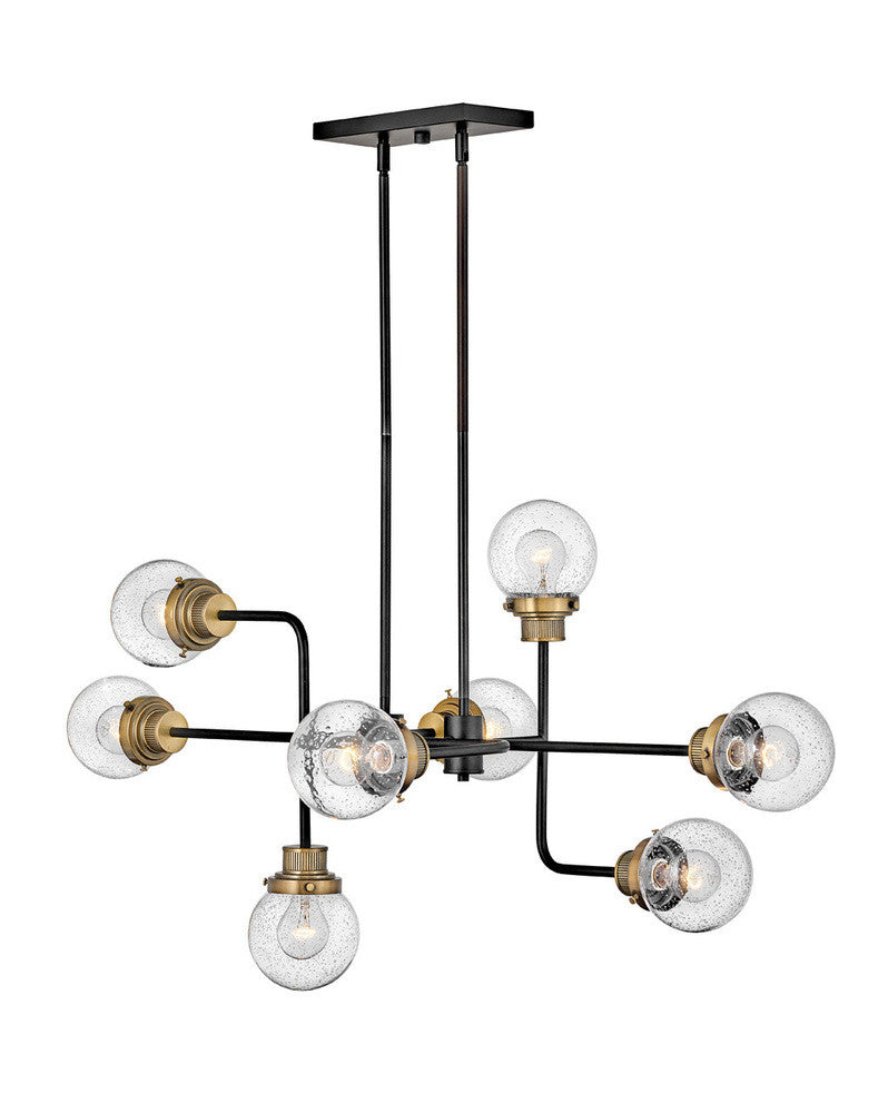 Hinkley Poppy Chandelier Black, Steel