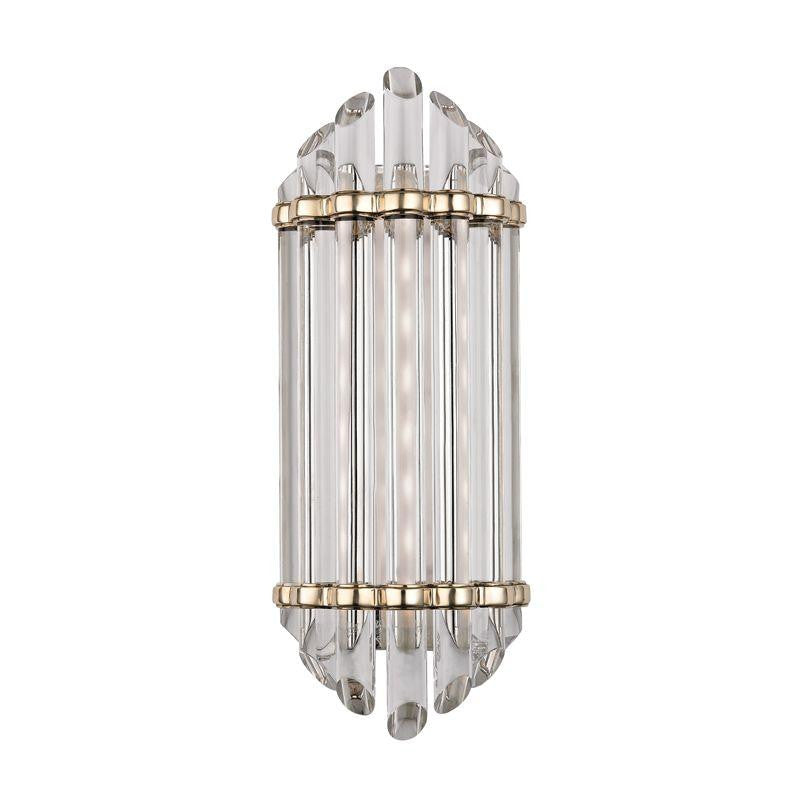 Hudson Valley Albion Bathroom Wall Sconce Antique Brass