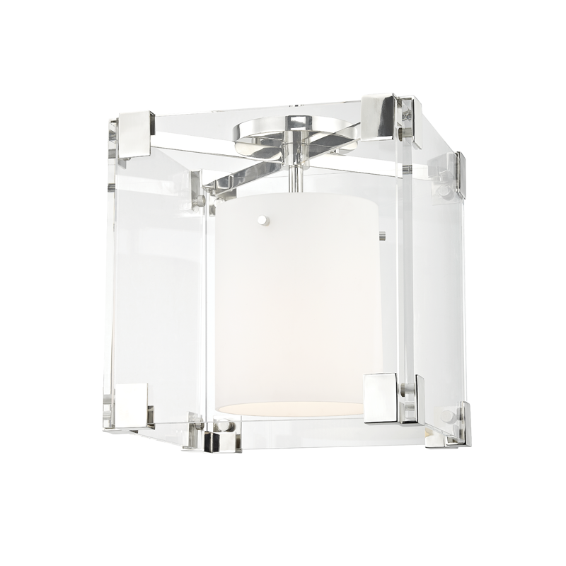 Hudson Valley Achilles Flush Mount Polished Nickel