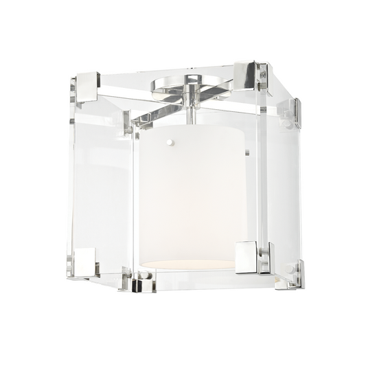 Hudson Valley Achilles Flush Mount Polished Nickel