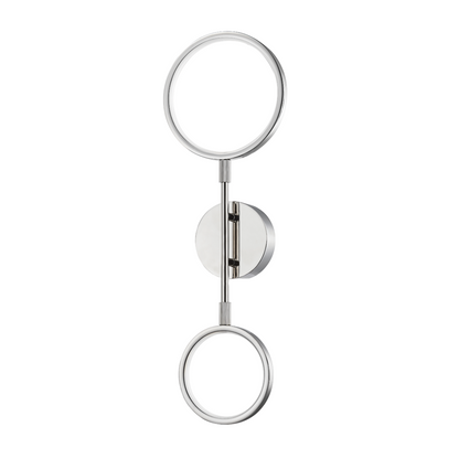 Hudson Valley Saturn Wall Sconce Polished Nickel