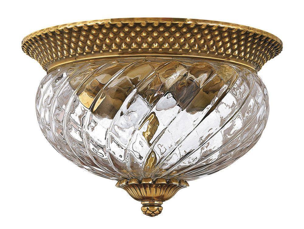Hinkley Plantation Bowl Flush Mount Brass, Burnished Brass