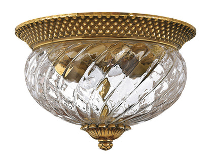 Hinkley Plantation Bowl Flush Mount Brass, Burnished Brass