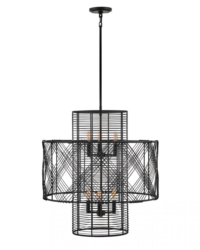 Hinkley Nikko Chandelier Black