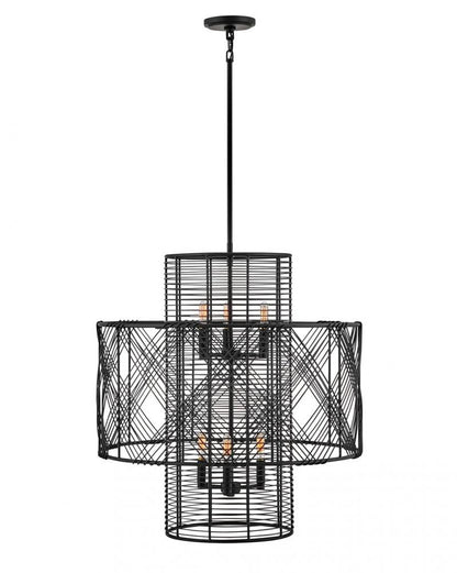 Hinkley Nikko Chandelier Black