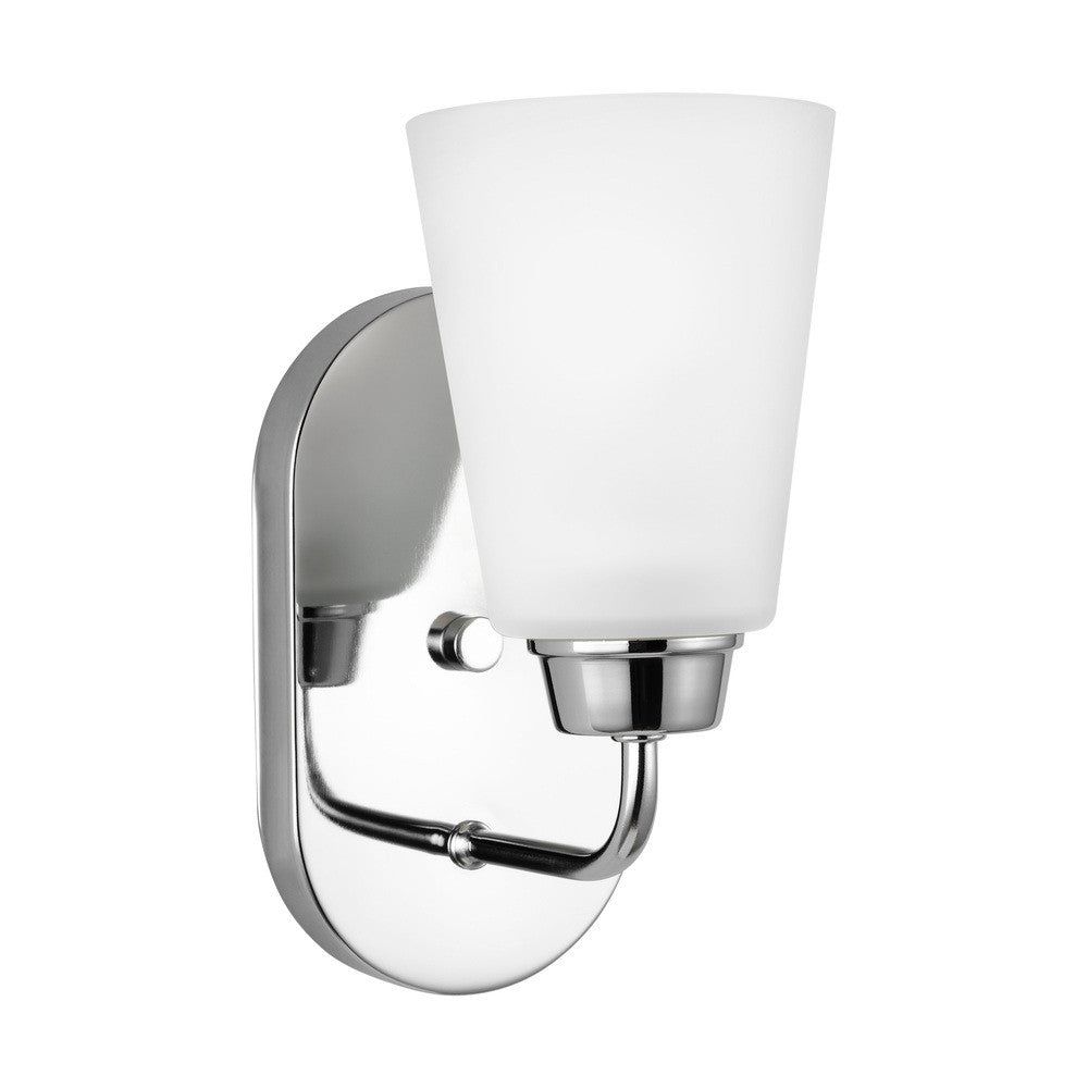 Generation Lighting Kerrville One Light Wall / Bath Sconce Chrome