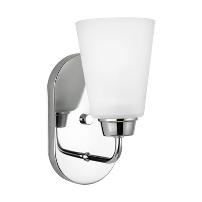 Generation Lighting Kerrville One Light Wall / Bath Sconce Chrome