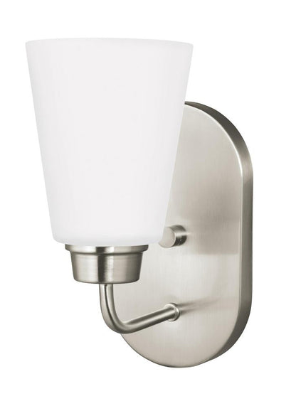 Generation Lighting Kerrville One Light Wall / Bath Sconce Brushed Nickel