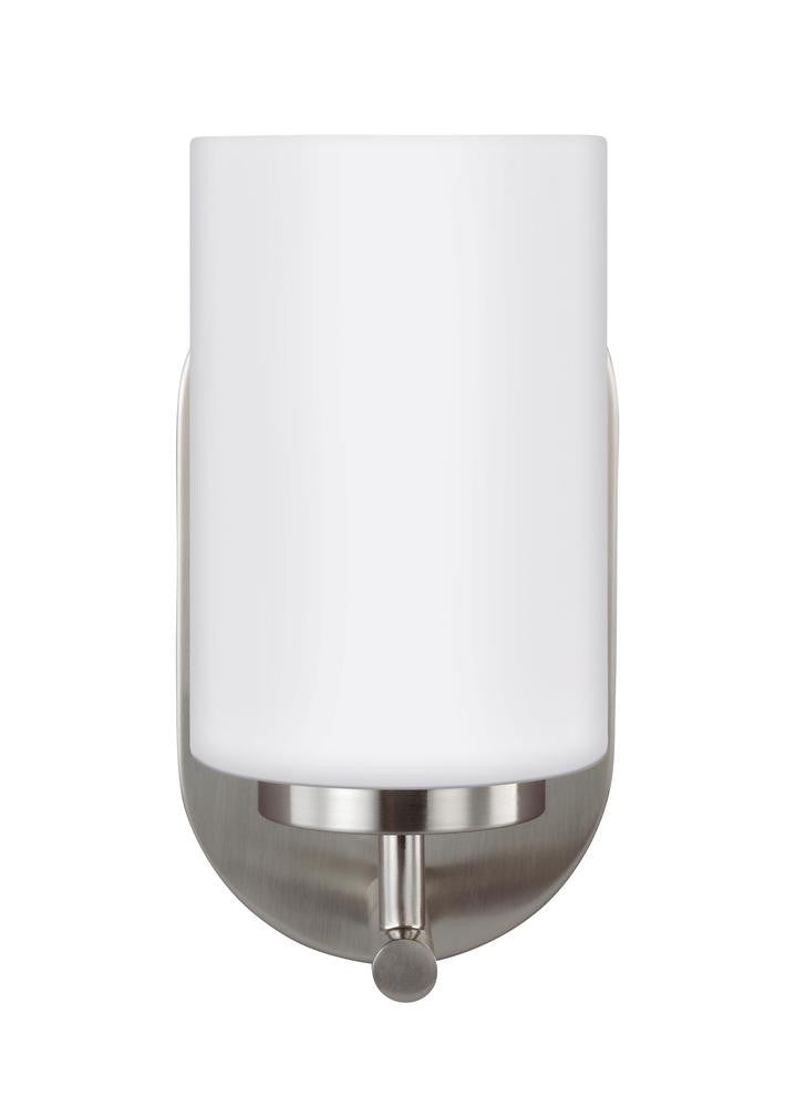Generation Lighting Oslo One Light Wall / Bath Sconce Brushed Nickel