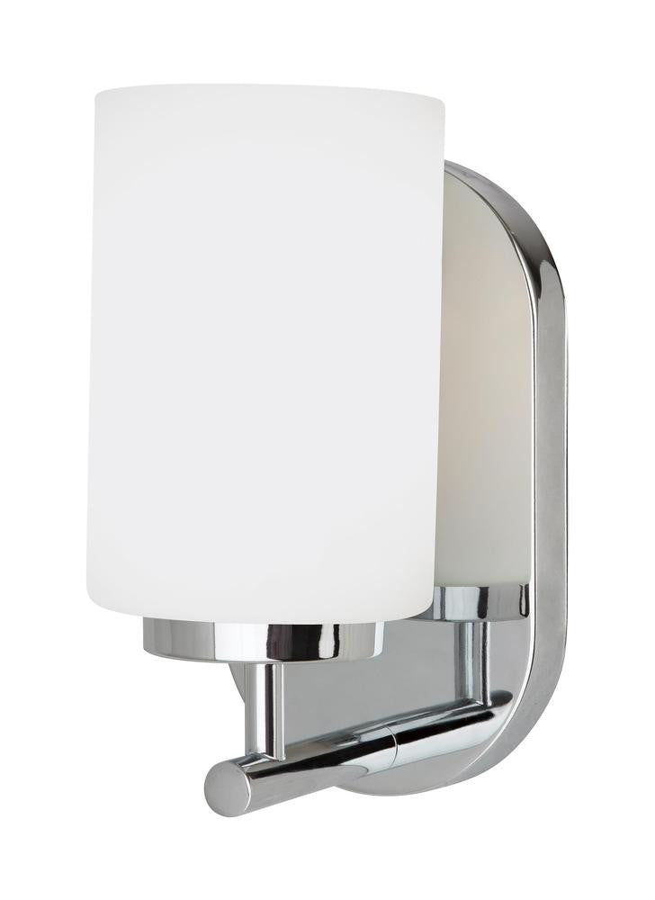 Generation Lighting Oslo One Light Wall / Bath Sconce Chrome