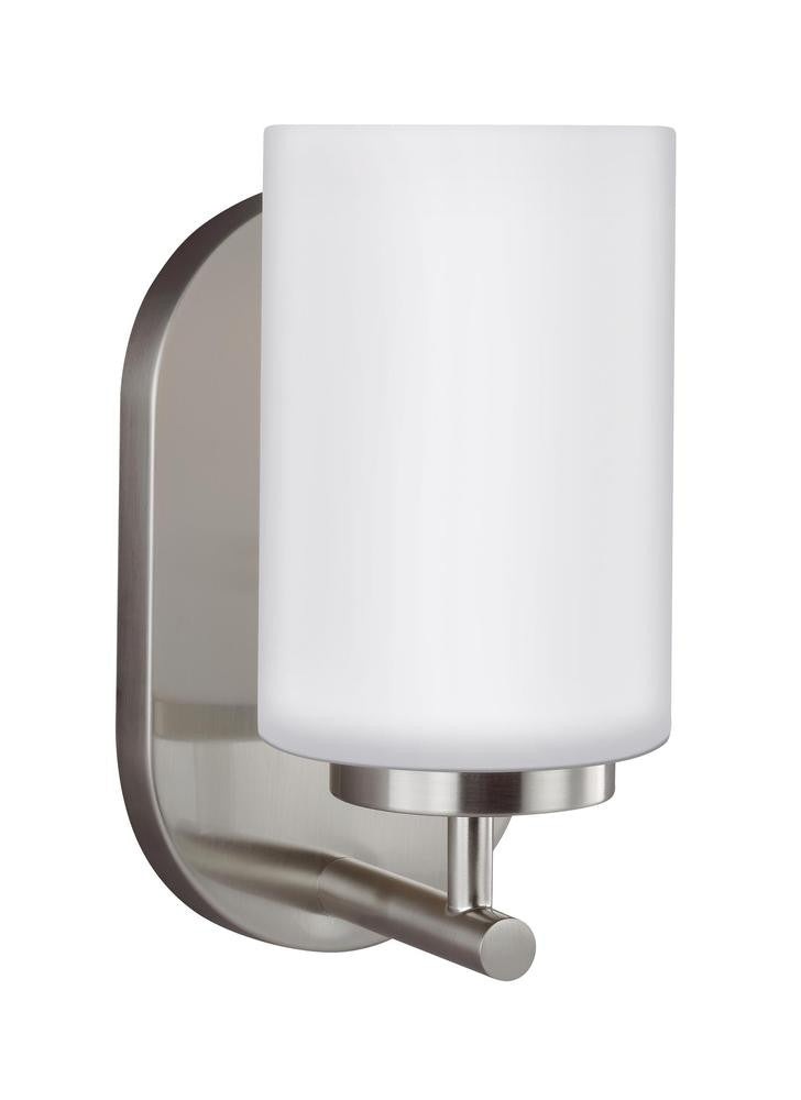 Generation Lighting Oslo One Light Wall / Bath Sconce Brushed Nickel