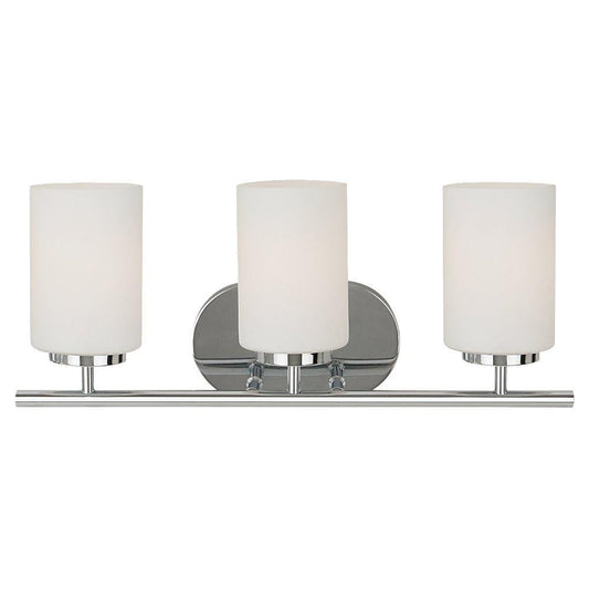 Generation Lighting Oslo Three Light Wall / Bath Chrome