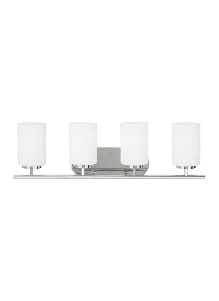 Generation Lighting Oslo Four Light Wall / Bath Chrome