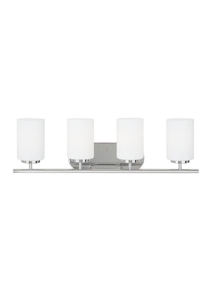Generation Lighting Oslo Four Light Wall / Bath Chrome