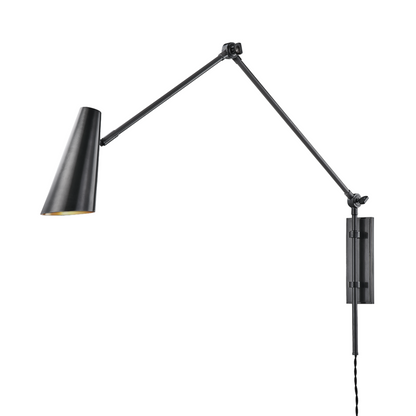 Hudson Valley Lorne Wall Sconce With Plug Old Bronze