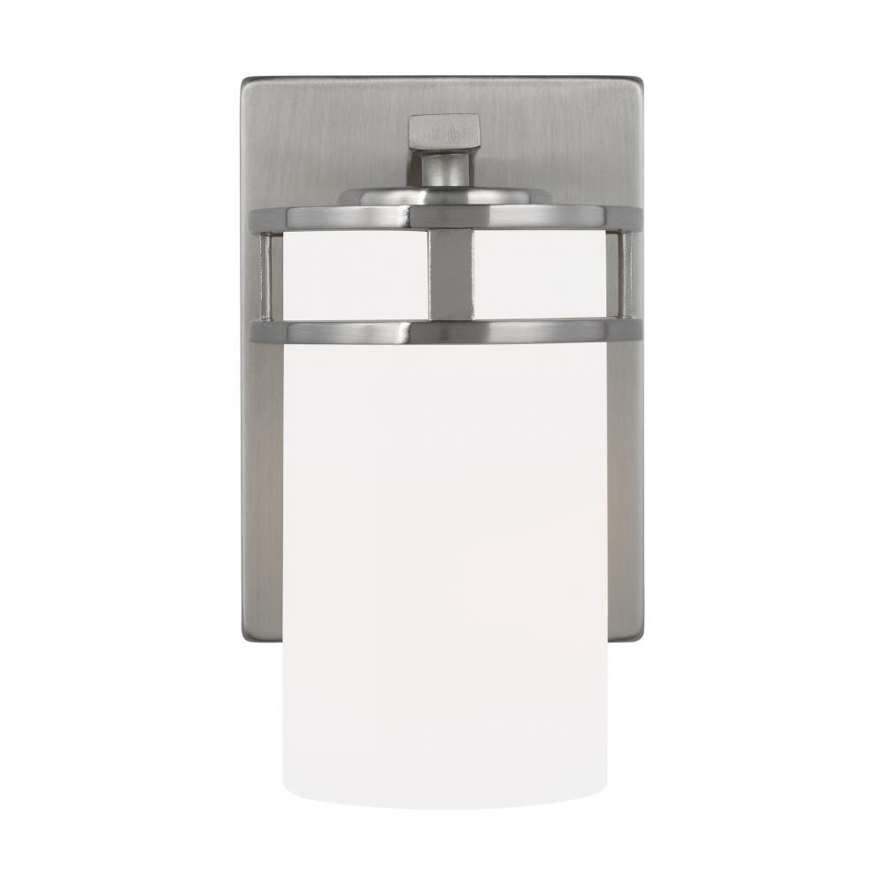 Generation Lighting Robie One Light Wall / Bath Sconce Brushed Nickel