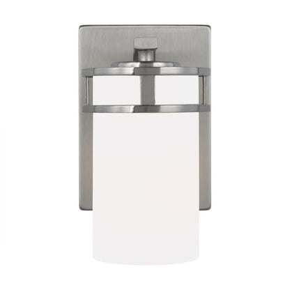 Generation Lighting Robie One Light Wall / Bath Sconce Brushed Nickel