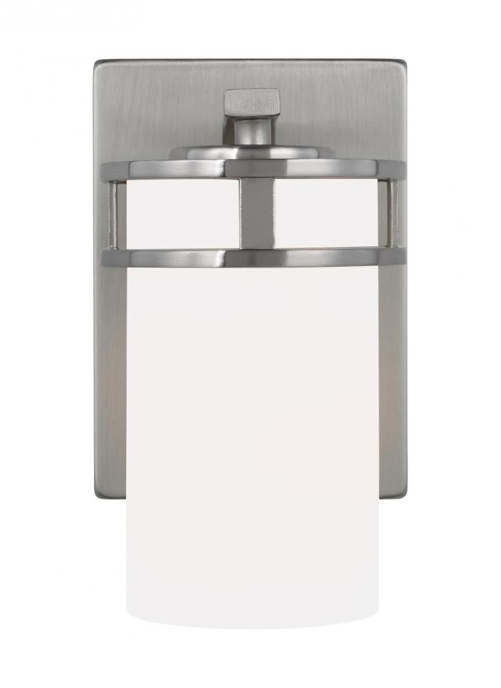 Generation Lighting Robie One Light Wall / Bath Sconce Brushed Nickel