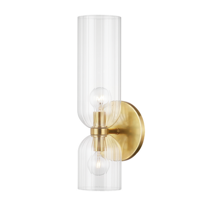 Hudson Valley Sayville Wall Sconce Aged Brass